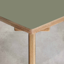 Domusnord Studio Linoleums Spisebord p Birkekrydsfiner 230 x 90 cm i 19 farver