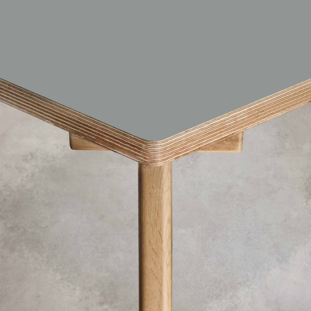 Domusnord Studio Linoleums Skrivebord og mdebord p Birkekrydsfiner 160 x 80 cm i 19 farver