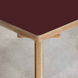 Domusnord Studio Linoleums Skrivebord og mdebord p Birkekrydsfiner 120 x 60 cm i 19 farver