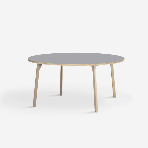 Domusnord Studio round Linoleum's Dining Table in plywood 110 cm in 19 colors