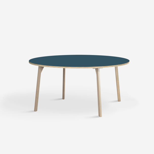 Domusnord Studio round Linoleum's Dining Table in plywood 110 cm in 19 colors