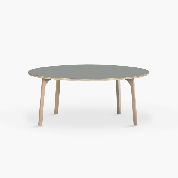 Domusnord Studio round Linoleum's Dining Table in plywood 120 cm in 19 colors