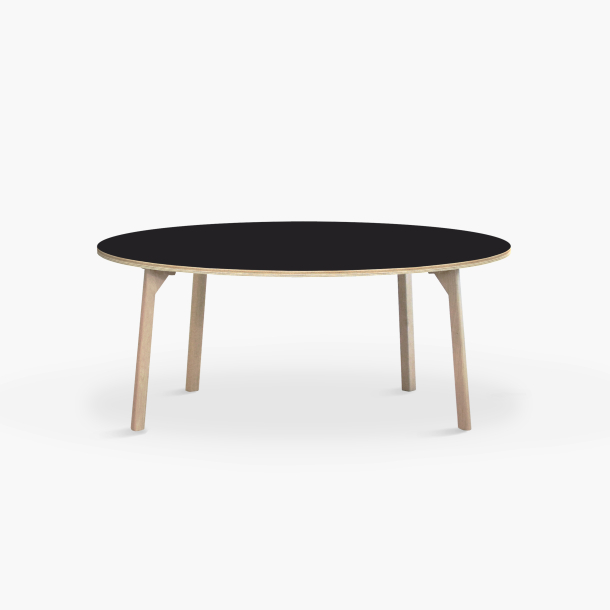 Domusnord Studio round Linoleum's Dining Table in plywood 120 cm in 19 colors