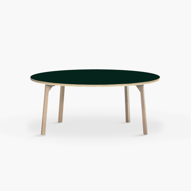 Domusnord Studio round Linoleum's Dining Table in plywood 130 cm in 19 colors