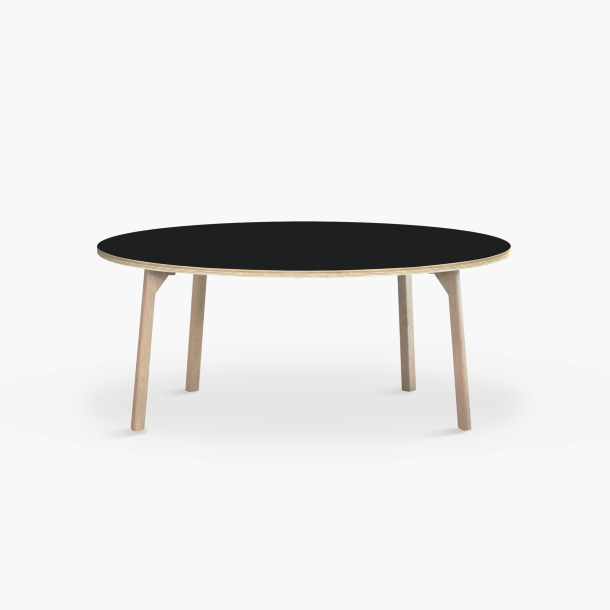 Domusnord Studio round Linoleum's Dining Table in plywood 130 cm in 19 colors