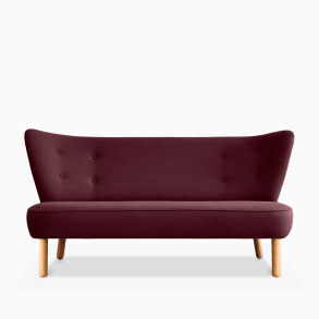 Domusnord Take a Break grote 2-zits lounge bank  Dark Heather  Bordeauxrood