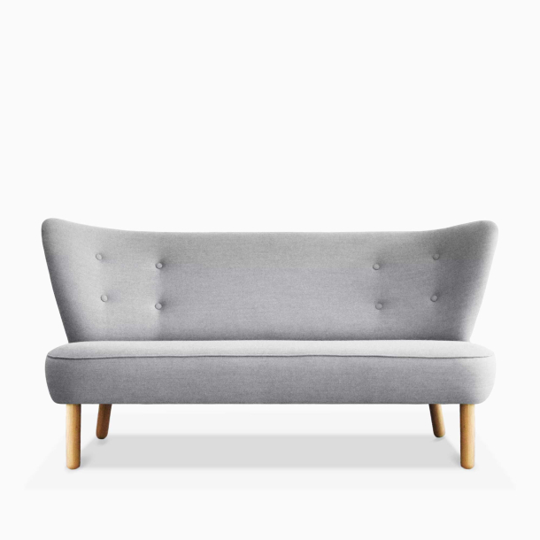 Domusnord Take a Break groe zweisitzige Lounge-Sofa  Misty Grey  Hellgrau