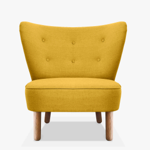 Domusnord Take a Break Loungestoel  Mustard Yellow  Mosterdgeel
