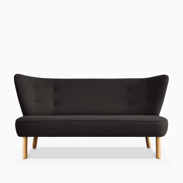 Domusnord Take a Break groe zweisitzige Lounge-Sofa - Thunder Grey - dunkelgrau