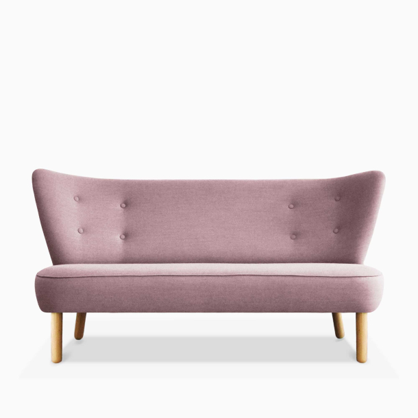 Domusnord Take a Break stor to personers lounge sofa - Dusty Rose - rosa grå
