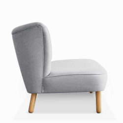 Domusnord Take a Break stor to personers lounge sofa - Misty Grey - lys grå