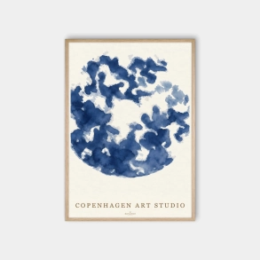 Copenhagen Art Studio - Global Dance Blue Poster
