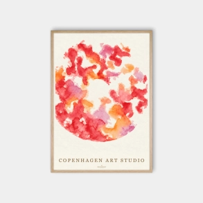 Copenhagen Art Studio � Global Dance Pink � Roze Poster