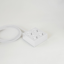 Domusnord Connector design stekkerdoos  Bright White / wit