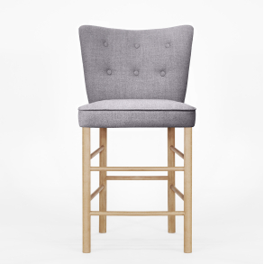 Domusnord Take a Break Barkruk  Misty Grey  Lichtgrijs