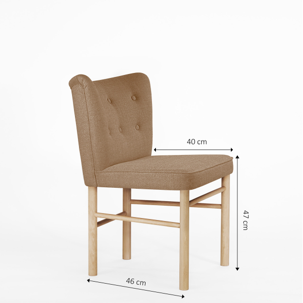 Domusnord Take a Break Eetkamerstoel Eiken  Camel Brown  Lichtbruin