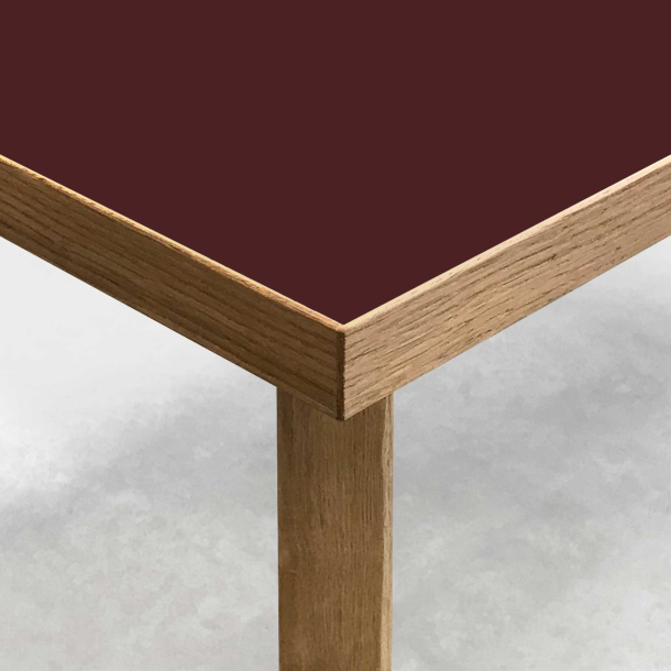 Domusnord Room Linoleum konferencebord og mdebord i Eg 200 x 90 cm i 19 farver