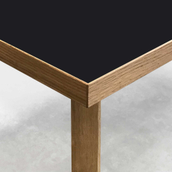 Domusnord Room Linoleum skrivebord og mdebord i Eg 120 x 60 cm i 19 farver