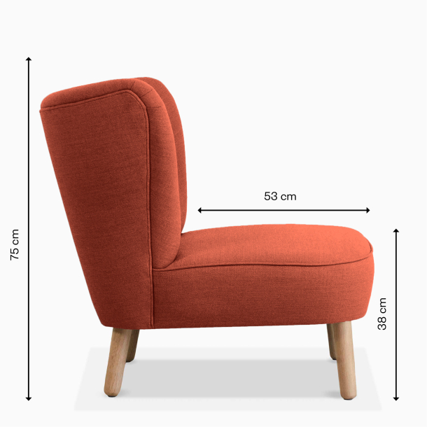 Domusnord Take a Break Lounge Chair lnestol  Earth Red - jord rd