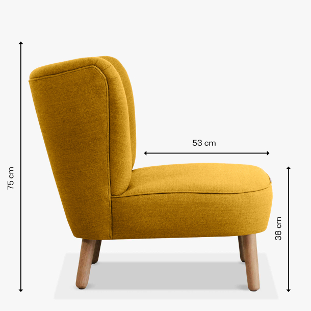 Domusnord Take a Break Lounge Chair lnestol  Mustard