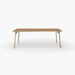 Domusnord Room Linoleums Desk and dining table in Oak 160 x 80 cm in 19 colors