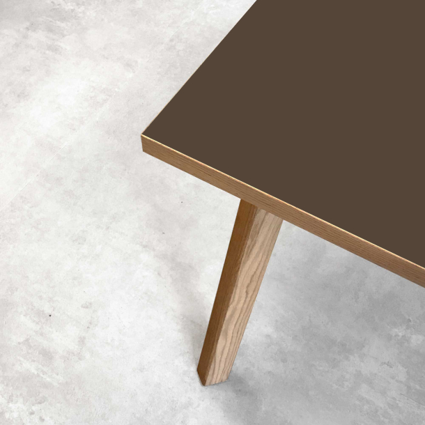 Domusnord Room Linoleum Dining Table in Oak 180 x 90 cm in 19 colors