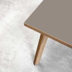 Domusnord Room Linoleum konferencebord og mdebord i Eg 160 x 80 cm i 19 farver