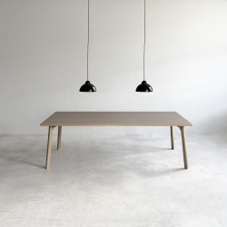 Domusnord Room Linoleum Dining Table in Oak 180 x 90 cm in 19 colors