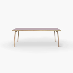 Domusnord Room Linoleums Desk and dining table in Oak 160 x 80 cm in 19 colors