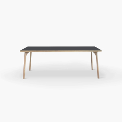 Domusnord Room Linoleums Desk and dining table in Oak 160 x 80 cm in 19 colors