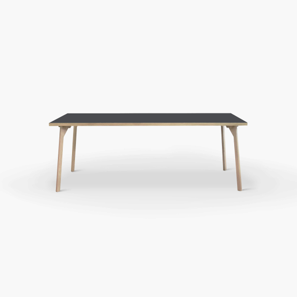 Domusnord Room Linoleum konferencebord og mdebord i Eg 160 x 80 cm i 19 farver