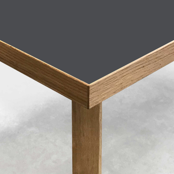 Domusnord Room Linoleums Desk and dining table in Oak 160 x 80 cm in 19 colors