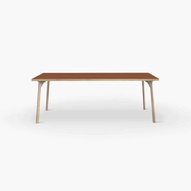 Domusnord Room Linoleum konferencebord og mdebord i Eg 200 x 90 cm i 19 farver