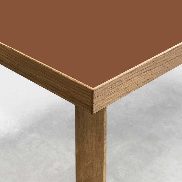 Domusnord Room Linoleum konferencebord og mdebord i Eg 200 x 90 cm i 19 farver