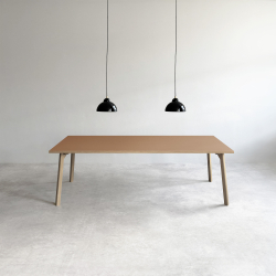 Domusnord Room Linoleum Dining Table in Oak 180 x 90 cm in 19 colors