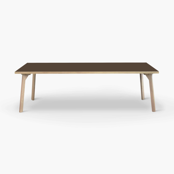 Domusnord Room Linoleums Stort Spisebord i Eg 230 x 90 cm i 19 farver