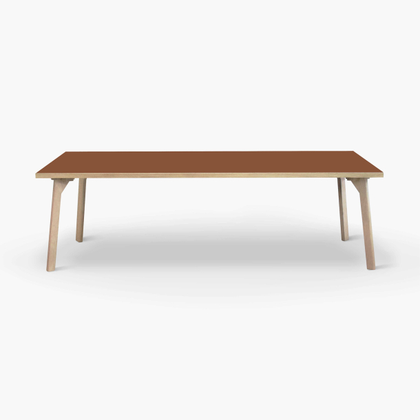 Domusnord Room Linoleums Stort Spisebord i Eg 230 x 90 cm i 19 farver