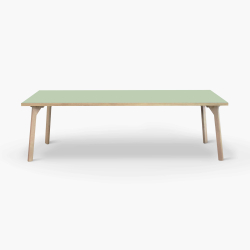 Domusnord Room Linoleums Stort Spisebord i Eg 230 x 90 cm i 19 farver