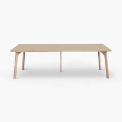 Domusnord Room Linoleum stort konferencebord og mdebord i Eg 300 x 100 cm i 19 farver