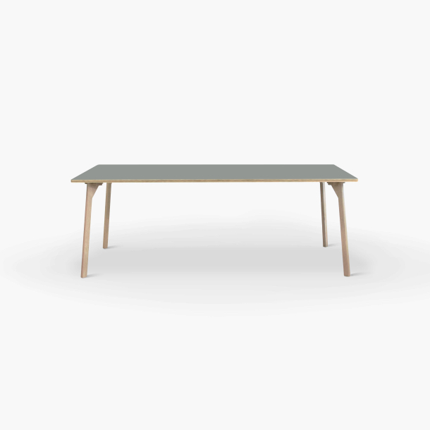 Domusnord Studio Linoleums Skrivebord og mdebord p Birkekrydsfiner 160 x 80 cm i 19 farver