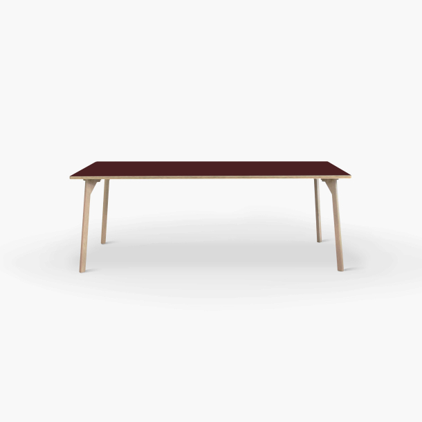 Domusnord Studio Linoleums Skrivebord og mdebord p Birkekrydsfiner 160 x 80 cm i 19 farver