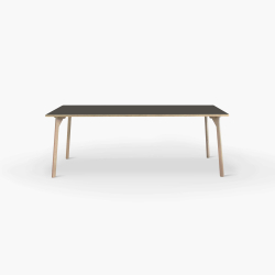 Domusnord Studio Linoleums Skrivebord og mdebord p Birkekrydsfiner 160 x 80 cm i 19 farver