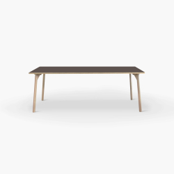 Domusnord Studio Linoleums Skrivebord og mdebord p Birkekrydsfiner 160 x 80 cm i 19 farver