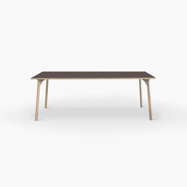 Domusnord Studio Linoleums Skrivebord og mdebord p Birkekrydsfiner 160 x 80 cm i 19 farver