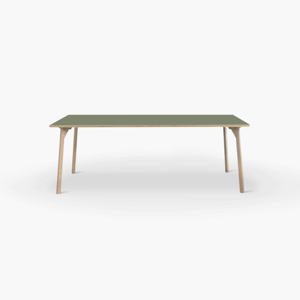 Domusnord Studio Linoleums Skrive og Spisebord p Birkekrydsfiner 160 x 80 cm i 14 farver