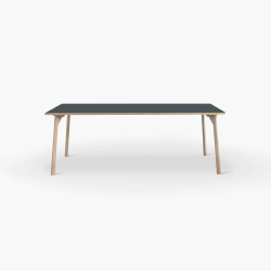 Domusnord Studio Linoleums Skrivebord og mdebord p Birkekrydsfiner 160 x 80 cm i 19 farver