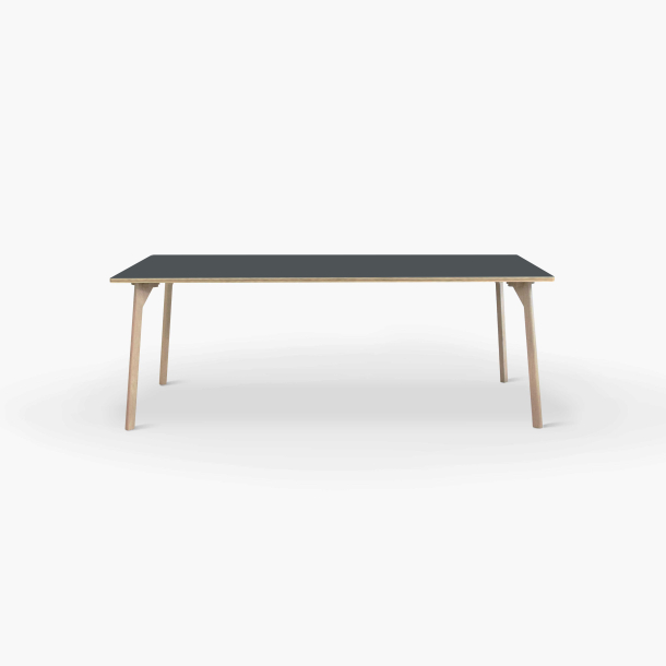 Domusnord Studio Linoleums Skrivebord og mdebord p Birkekrydsfiner 160 x 80 cm i 19 farver