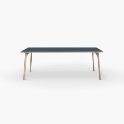 Domusnord Studio Linoleums Skrivebord og mdebord p Birkekrydsfiner 160 x 80 cm i 19 farver