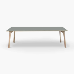 Domusnord Studio Linoleums Spisebord p Birkekrydsfiner 200 x 90 cm i 19 farver