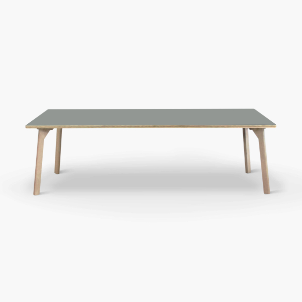 Domusnord Studio Linoleums Skrivebord og mødebord på Birkekrydsfiner 200 x 90 cm i 21 farver